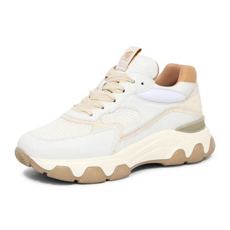 I0505 sneaker donna HOGAN HYPERACTIVE woman raffia shoes