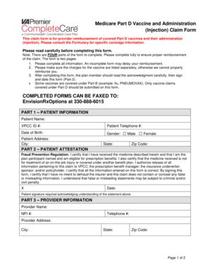 Fillable Online COMPLETED FORMS CAN BE FAXED TO EnvisionRxOptions at ...