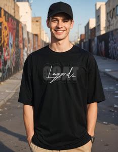 Smartees Printed Men Round Neck Black T-Shirt - Buy Smartees Printed ...