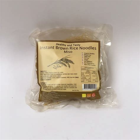 Miso and Brown Rice Instant Noodles - Nutritionist Choice