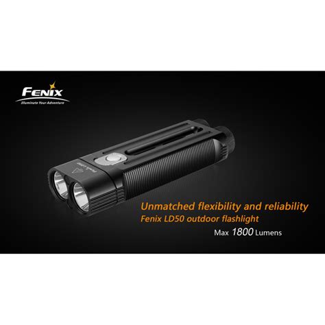 Fenix LD50 LED Flashlight - Fenix LD50 1800 Lumens in India at Lightorati