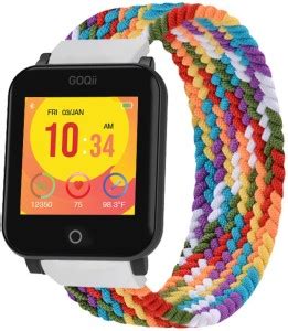 GOQii Smart Vital Junior for Kids Fitness, Body Temp with 3 Months ...