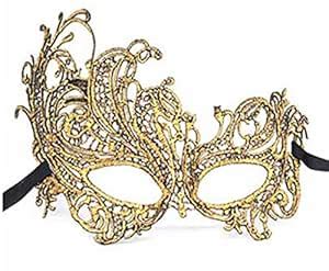 Buy Coxeer Party Eye Mask Lace Mask Glittering Masquerade Party Costume ...