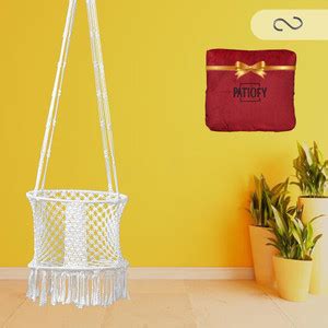 Patiofy Premium Round Baby Swing Chair with Cushion/ Baby Swing Outdoor ...