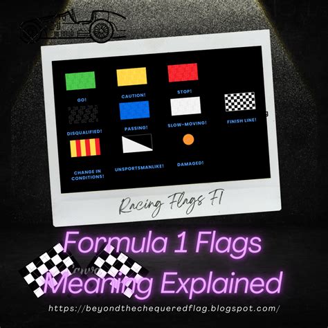 Formula 1 Flags Meaning Explained