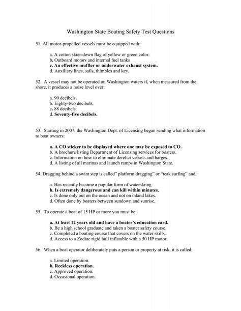 Image result for Boating Safety Course Practice Test