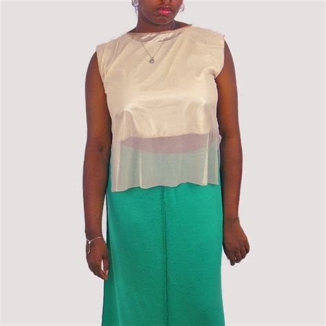 Loose Sheer Tank Top 的图像结果