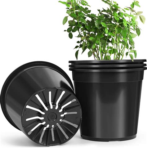 Amazon.com: Gro Pro GL56724820 Premium 7 Gallon Plant-Nursery-pots ...