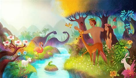 ArtStation - Adam and Eve