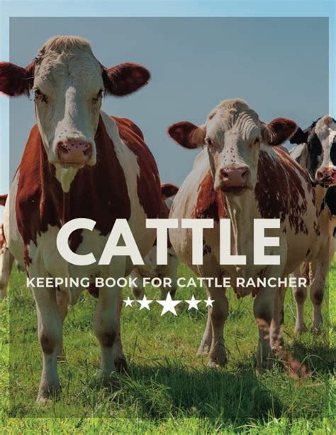 Cattle Record Keeping Book For Cattle Rancher Cattle Breeding Calving ...