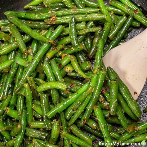 BEST Sauteed Frozen Green Beans {10-minute Recipe with VIDEO} - Key To ...