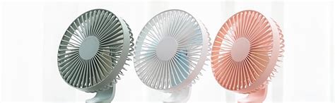 SMARTDEVIL Portable Desk Fan, Lower Noise, USB Rechargeable Battery ...