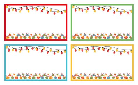 Name Tags Christmas Present - 10 Free PDF Printables | Printablee ...