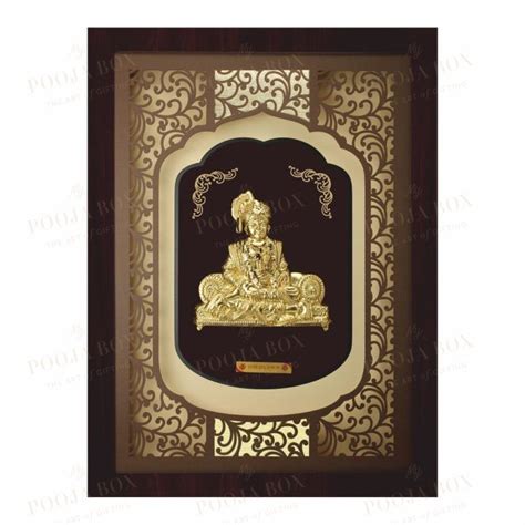 Buy 24K Gold Foil Extra Big Swami Narayan Elite Frame Online in India ...