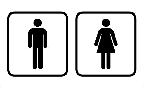 Restroom Sign Vector 的图像结果