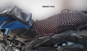 Q1 Beads BLC Wooden Beads Bike seat Cover -Full Seat for all Bike ...
