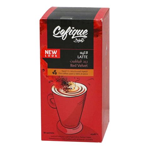 Cofique Latte Coffee Red Velvet 10 x 24g Online at Best Price | Coffee ...
