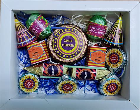 Chocobhog Diwali Chocolate Crackers-Chocolate-Premium Edible Cracker ...