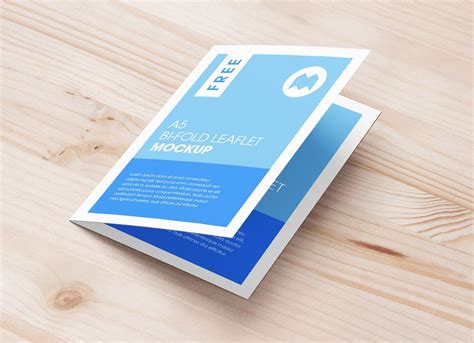 A5 Brochure Mockup Free Download