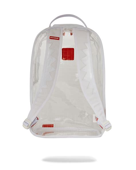 Sprayground DLXSV Backpack (Clear Embossed Sharks In Paris) – Luggage ...