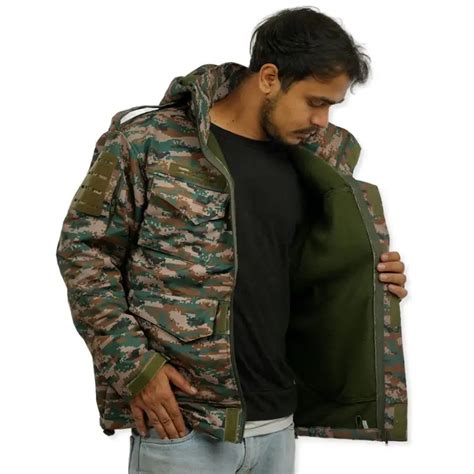 NLTW Men's Military Digital Camo Jacket Rugged Tactical Outdoor Wear ...