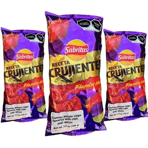 Mexican Flamin Hot Chips - Sabritas Receta Crujiente Chile | Ubuy