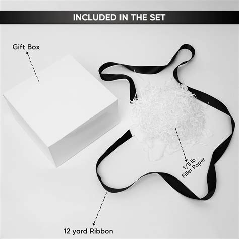 Buy Set of 6 Glossy Laminated Bridesmaid Proposal Box, Gift Boxes 8x8x4 ...