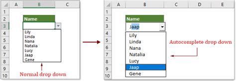Excel Dropdown with Autocomplete 的图像结果