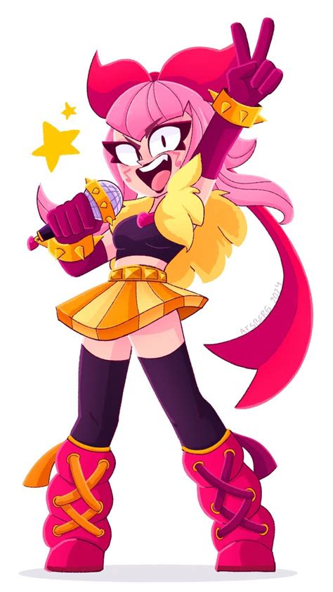 Melodie | Brawl Stars in 2024 | Character design, Star r34, Anime ...