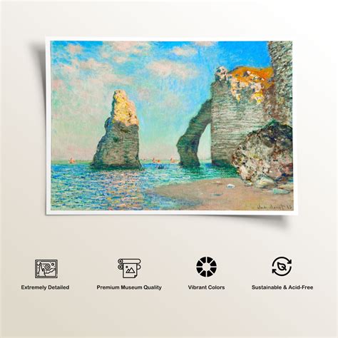 Buy The Cliffs at Etretat Art Landscape Art Paintings & Prints Online ...