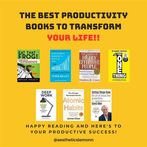 Unlock Your Potential: The Best Productivity Books to Transform Your ...