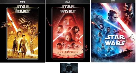 Disney's STAR WARS EPISODES 7 SEVEN 8 EIGHT 9 NINE 3 DVD Movie Set ...