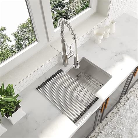Buy Stainless Steel Undermount Kitchen Sink - Couoko 13x15 Bar Prep 18 ...