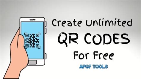 How to create unlimited QR Codes for free - Apgy Tools