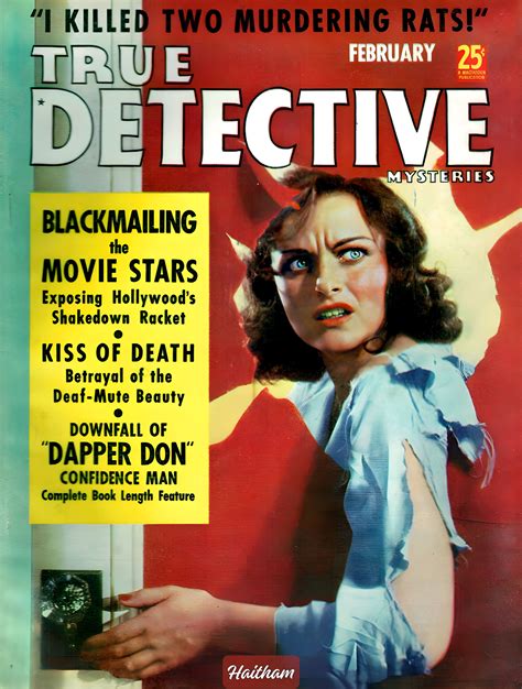 True Detective Magazine Covers