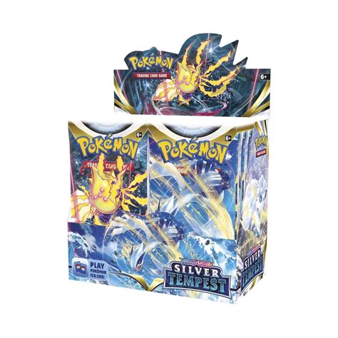 Pokémon TCG: Sword & Shield-Silver Tempest Booster Display Box (36 ...