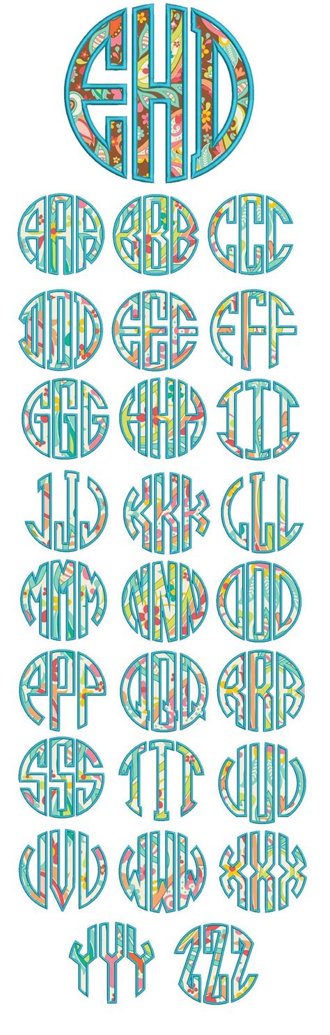 Image result for Applique Monogram