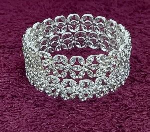 Chrishan Alloy Silver Coated Kada Price in India - Buy Chrishan Alloy ...