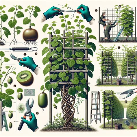 Training and Pruning Techniques for Kiwifruit - Flowers & Plants - species of kiwi