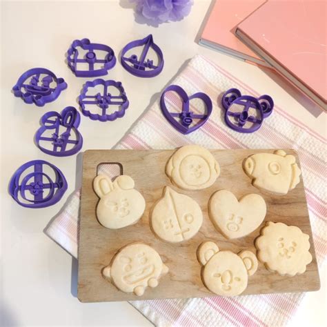 BTS BT21 Cookie Cutters, Fondant and Clay Cutters - Etsy Canada