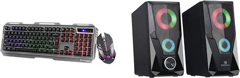 ZEBRONICS Transformer Gaming USB Keyboard and Mouse Combo,Braided Cable ...