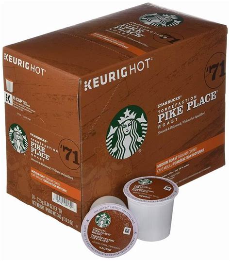 Starbucks 星巴克 Pike Place Roast K-Cup 咖啡胶囊24粒 16.14加元包邮！_加拿大打折网