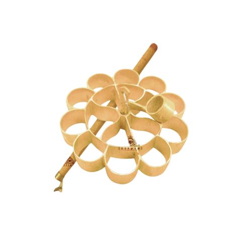 Achappam Maker Mould | Achu Natural Non-stick Brass | Zilpin