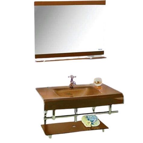 Black & Gold Glass Wash Basin,wall mount wash basin : Amazon.in: Home ...