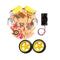 2WD Mini Round KIT Two Wheel Robotic Smart Car Kit with Acrylic Chassi