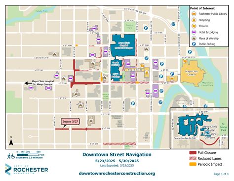 Downtown Rochester Mn Map