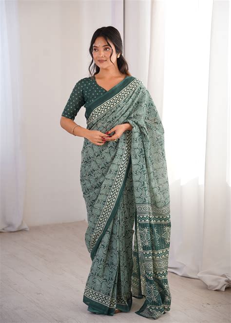 Scdf Bagru E Fancy Cotton Printed Saree Collection