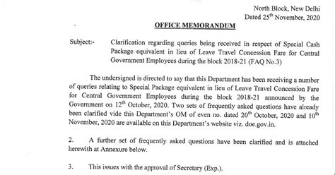 Clarification regarding queries being received i/r/o special cash ...