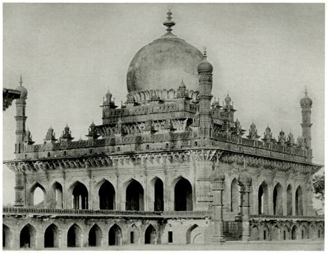 Tomb of Ibrahim II in Bijapur, Karnataka - India 1928 - Old Indian Photos