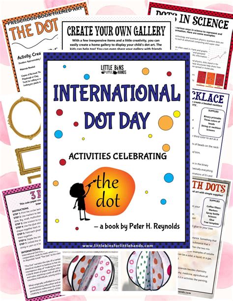 Dot Day Activities for Kids | Celebrate The Dot by Peter Reynolds